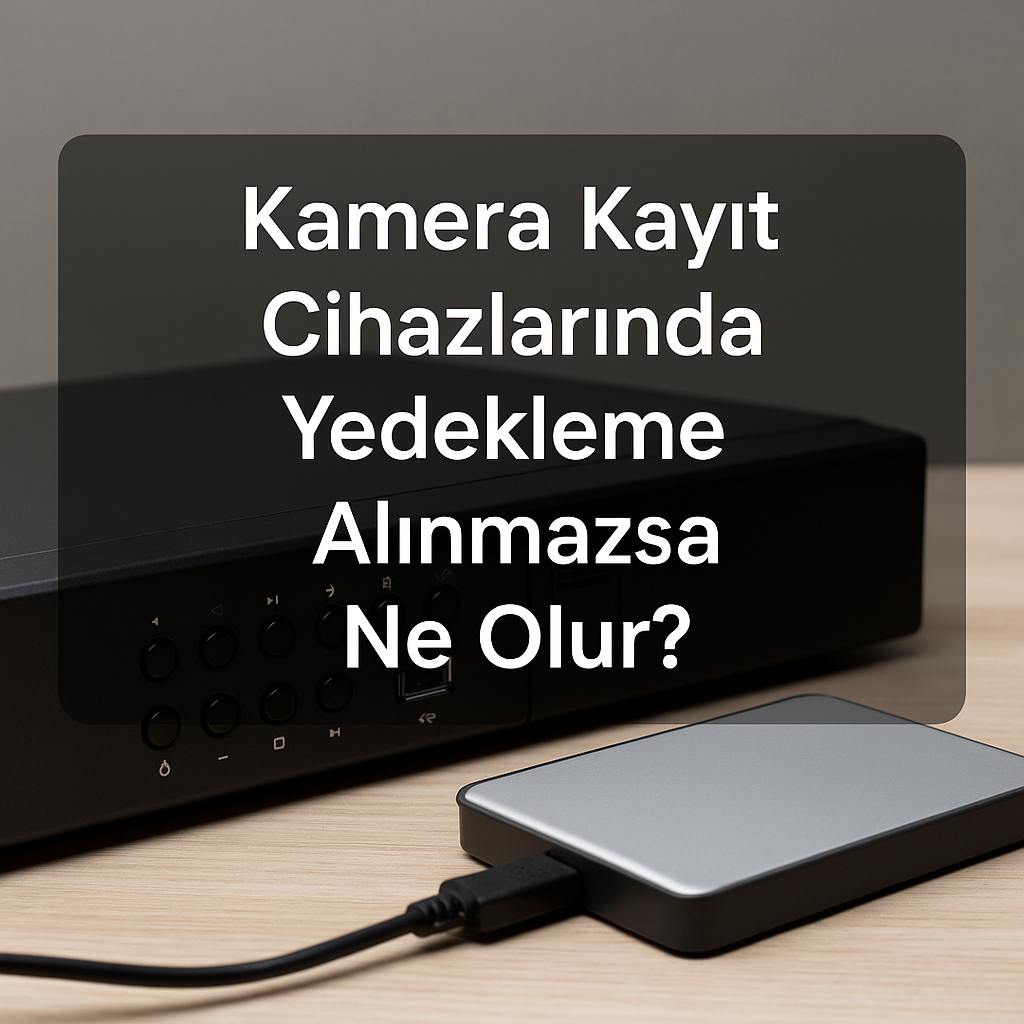 Kamera Kayıt Cihazlarında Yedekleme Alınmazsa Ne Olur?